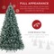 Best Choice Products Pre-Decorated Holiday Christmas Pine Tree w/ Partially Flocked Branch Tips, Base – Blue Spruce